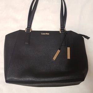 [NWOT] Calvin Klein Black Tote Bag